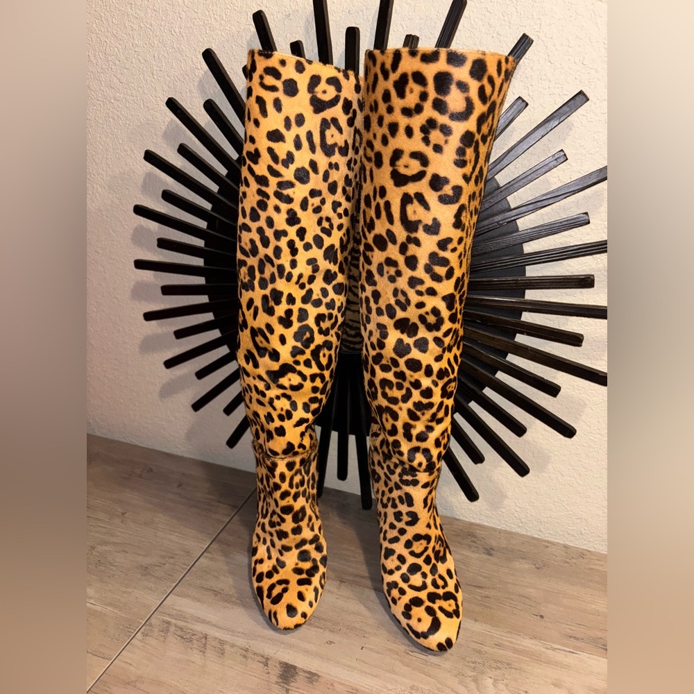 Antonio Melani Cheetah Knee Boots